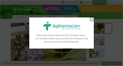 Desktop Screenshot of lepharmacien.fr